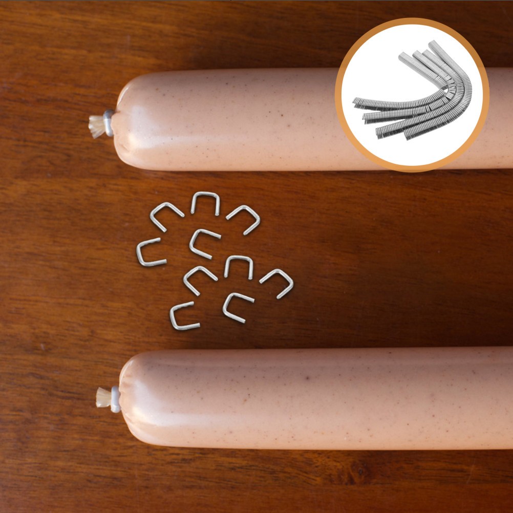 4400 Pcs Sausage Sealing Clip Food Grade Clips Aluminum Meat Sealer