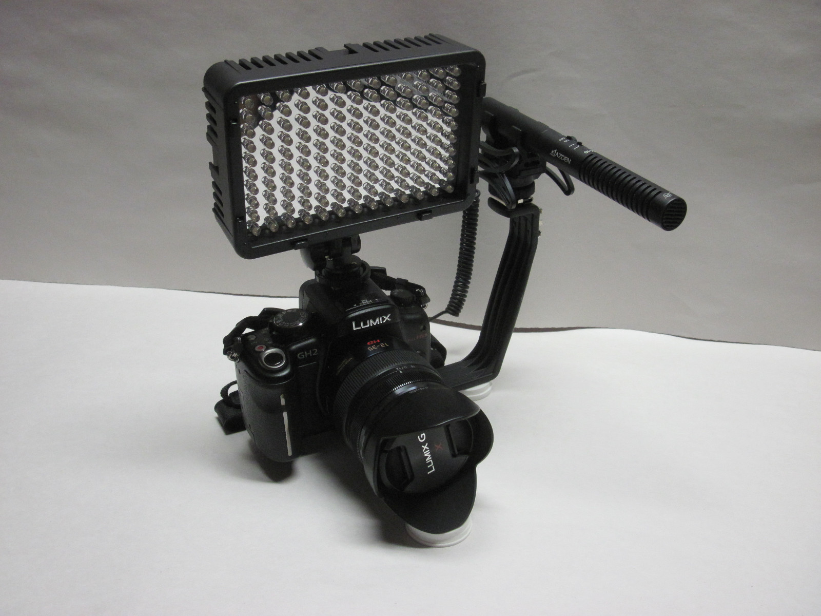 Pro WXF991 AZ SM-2L stereo mic video light Panasonic WXF991K VX981K VX870 WX970