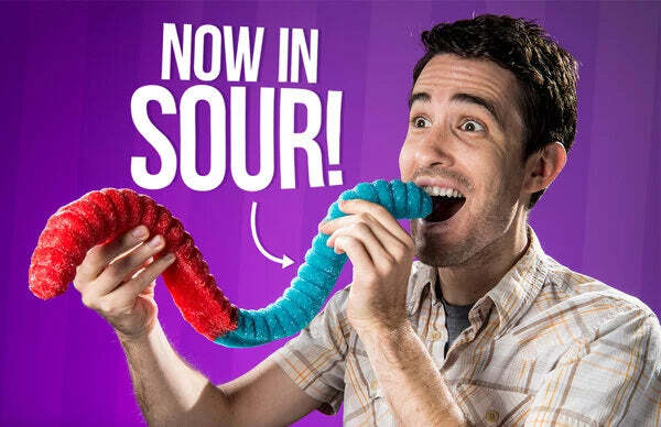 Giant 2-Pound Sour Gummy Worm