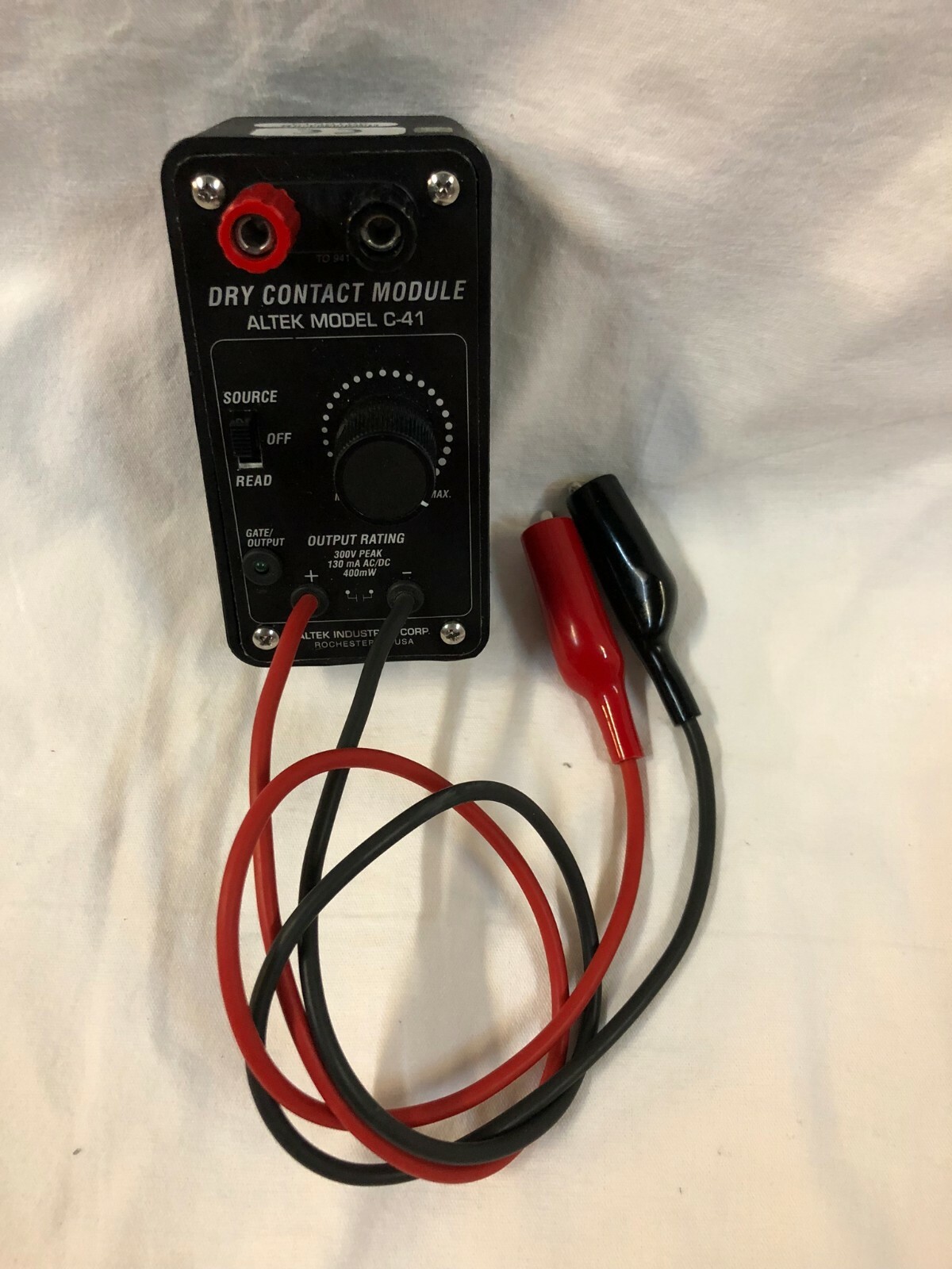 [USED] Altek C-41 Dry Contact Module + Performance Test Certificate