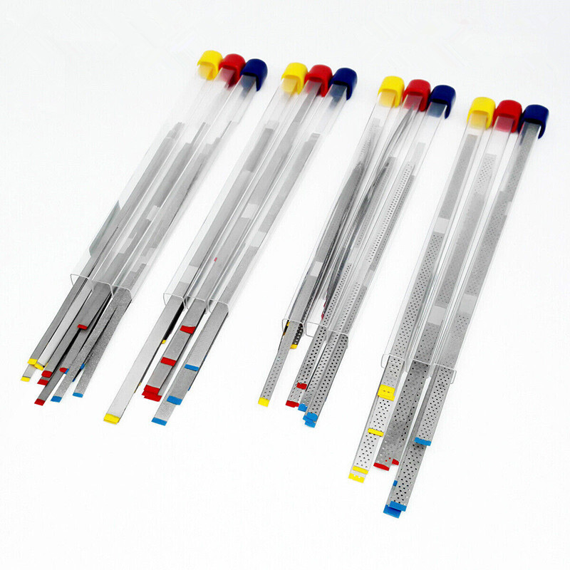 Dental Strips Polishing IPR Diamond Sanding Double Side With/Without Hole Saw
