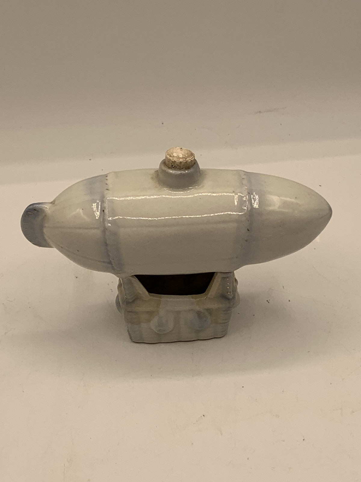 Vintage Germany Zeppelin Dirigible Liquor Flask Bottle