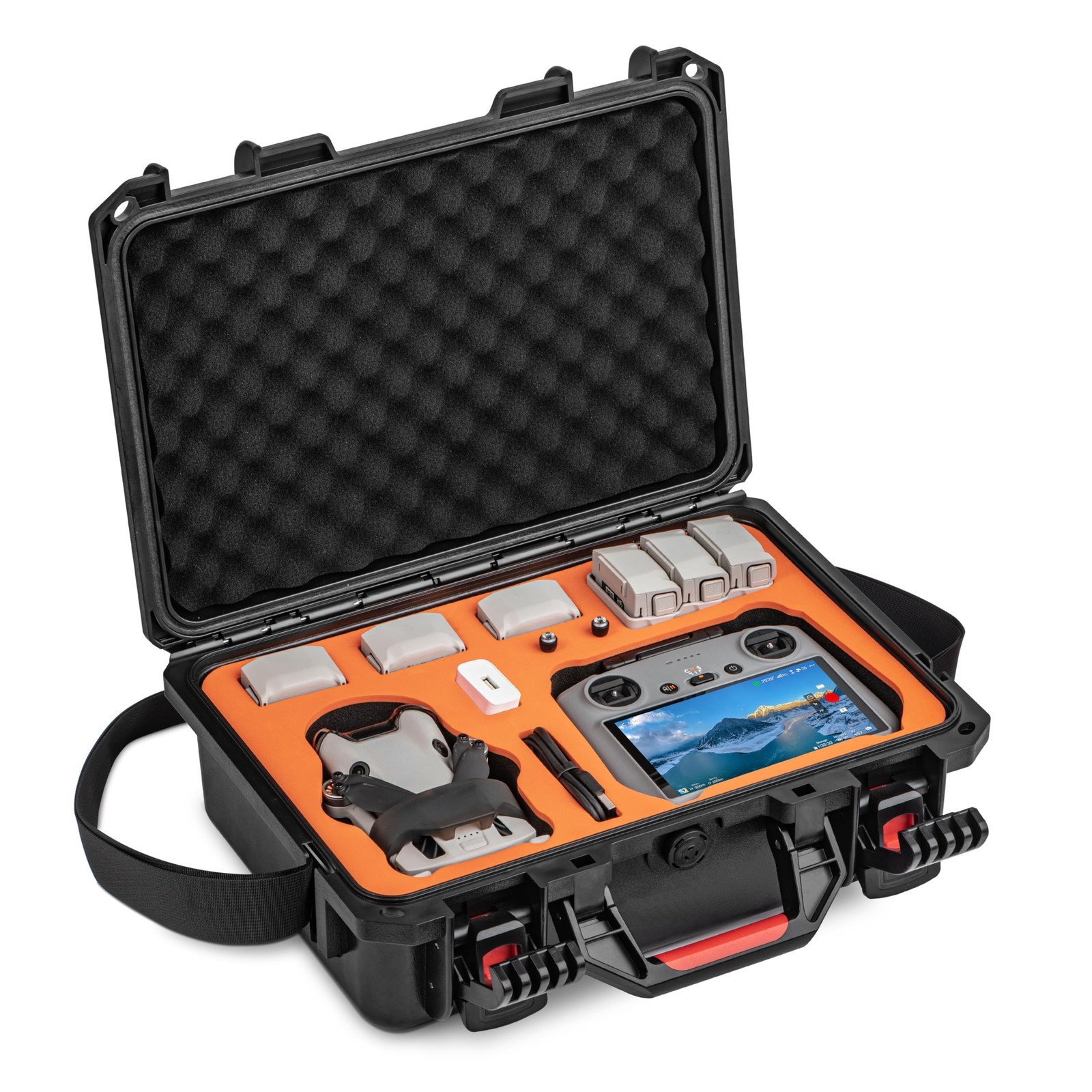 STARTRC Mini 4 CASE, Orange, Suitcase set