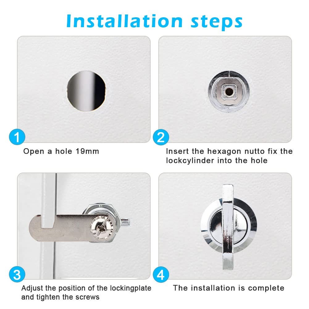 Thumb Operated Offset Cam Lock,Keyless Compartment Latch, Non-Locking Compart...