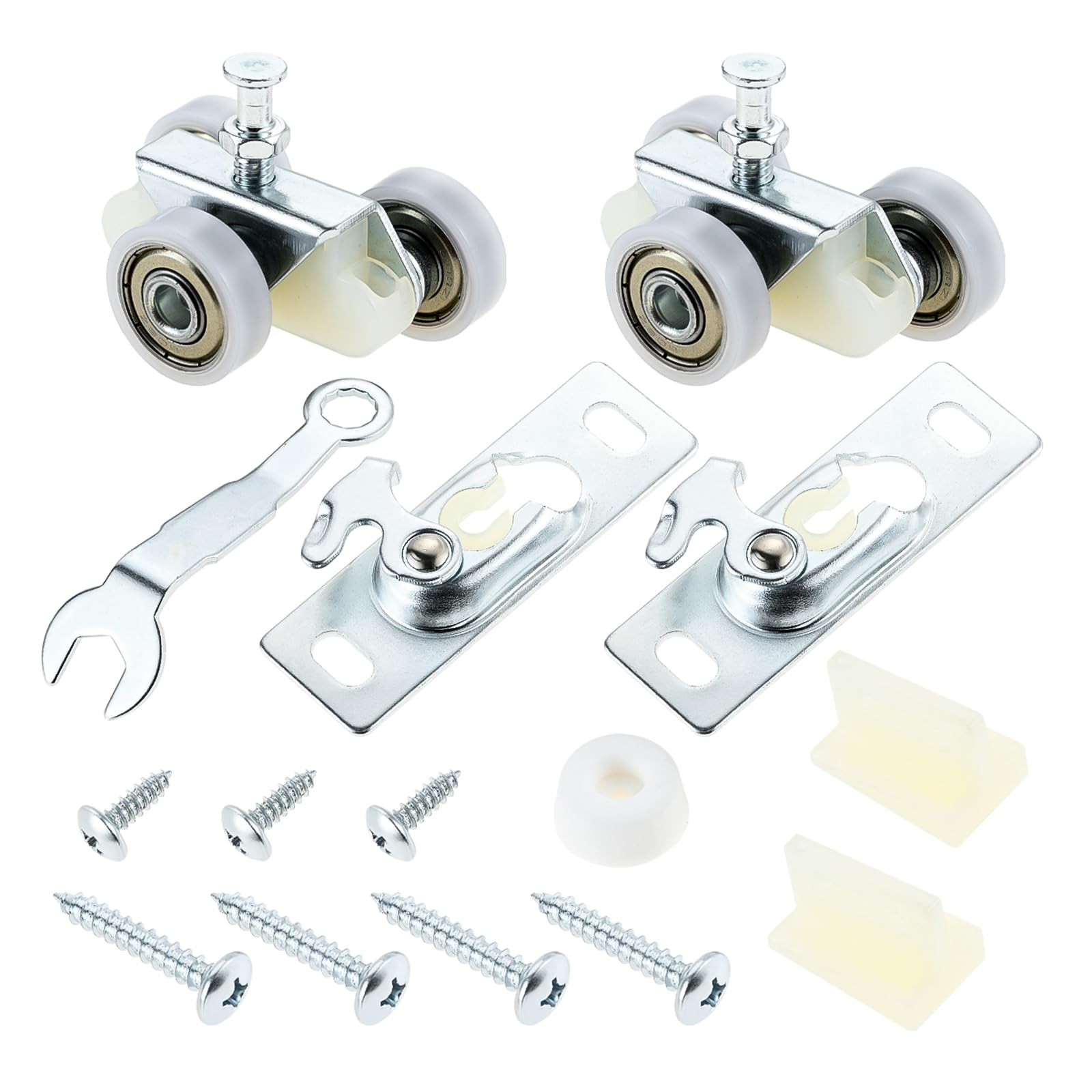 Mtsooning Pocket Door Top Hanger Rollers, 2 Pack Sliding Wheels...