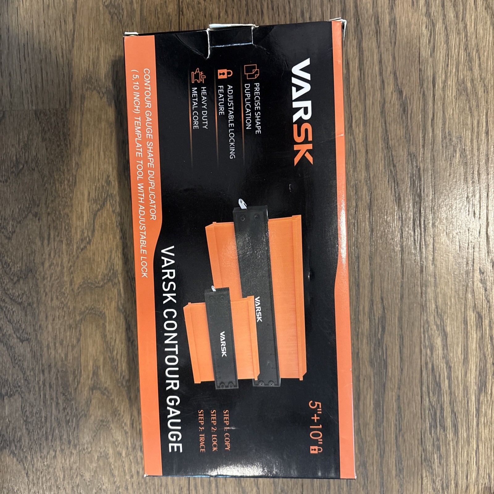 Varsk Contour Gauge - 5+10 Inch Profile Tool with Lock - Gifts for DIY Handyman