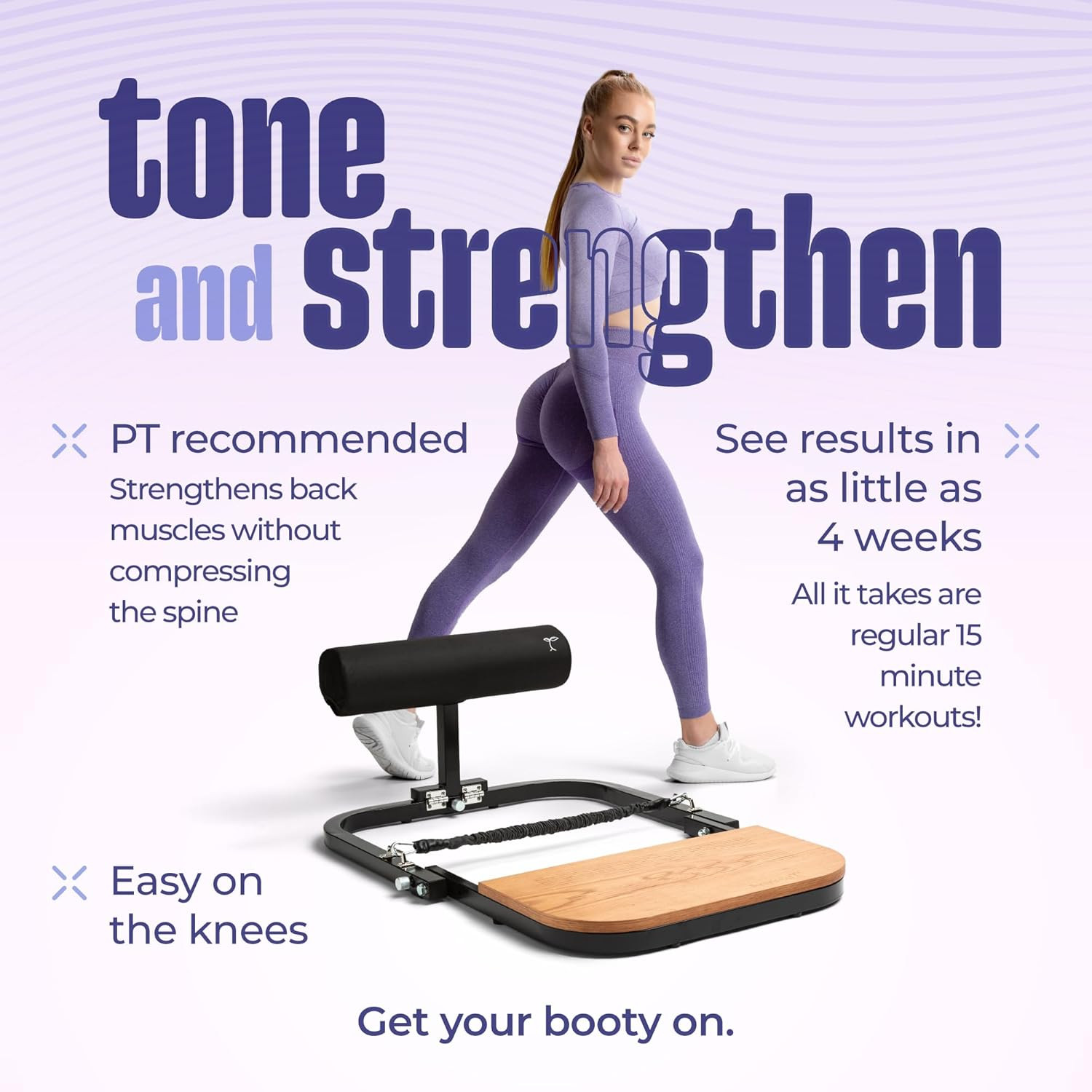 Hip Thrust Machine for High Resistance Glute Training - Home Gym Workout - Comes