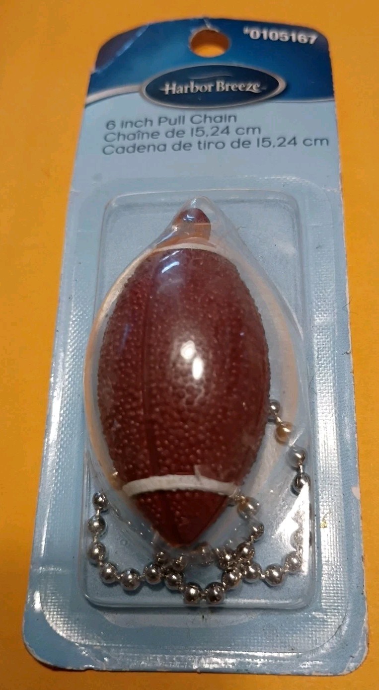 Football 🏈 Harbor Breeze 6-in Charm Pull Chain Universal Ceiling Fan Sealed NOS