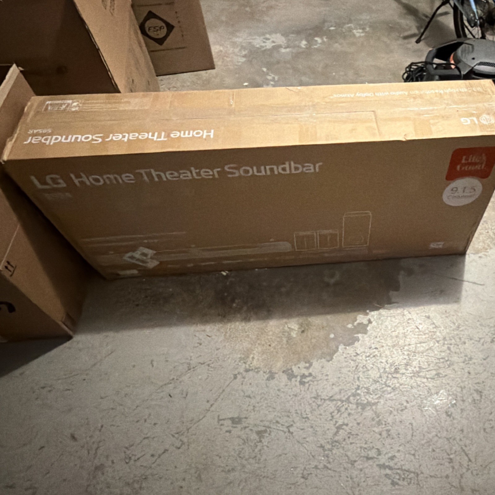 LG S95A Home Theater Soundbar 9.1.5 Channel Brown Speaker System MPN S95A
