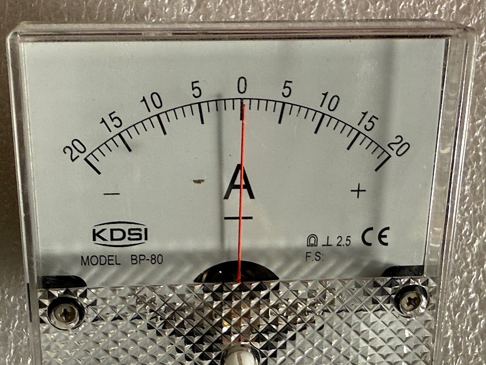 KDSI BP-80 Analog Industrial Ammeter -20 to +20 for Control Panels Genuine