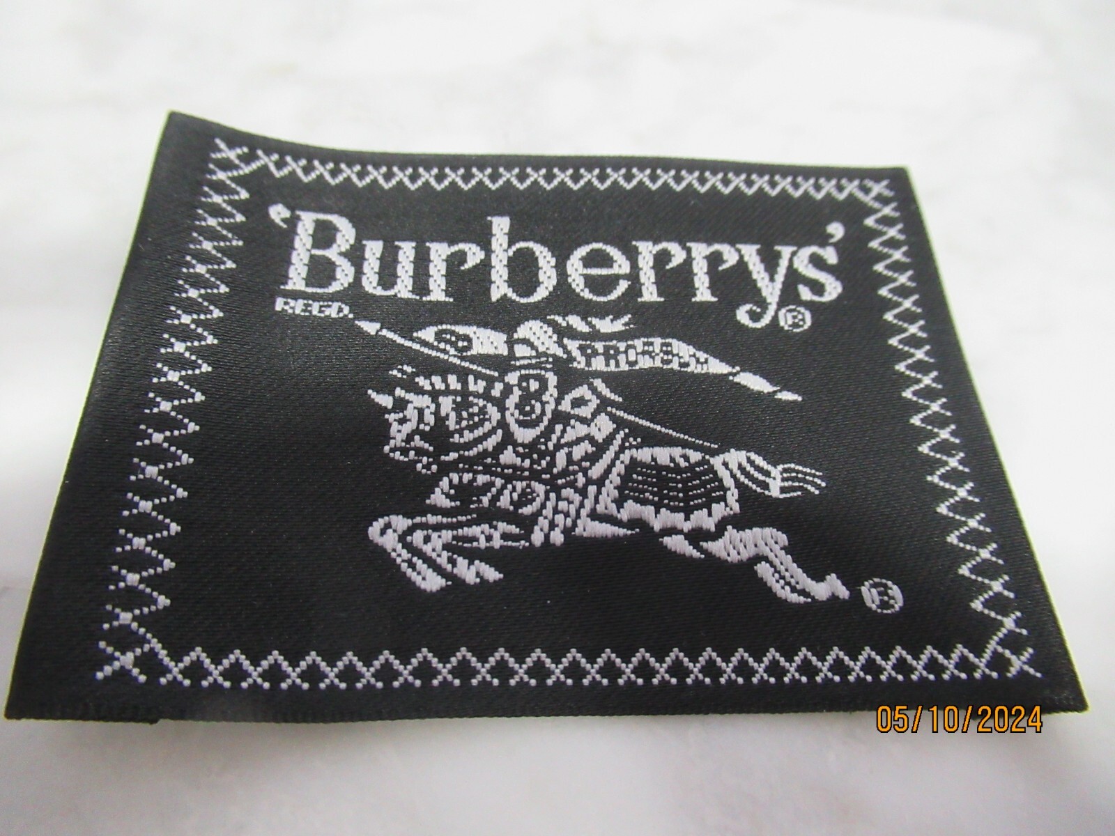 BURBERRY 1  Designer Tag LABEL Replacement Sewing Accessories