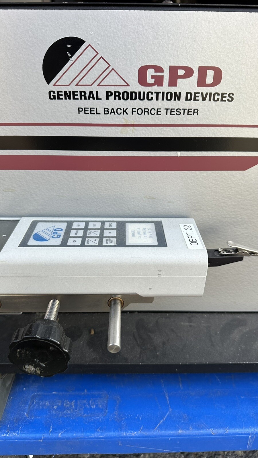 GPD PBFT856VS Peel Back Force Tester