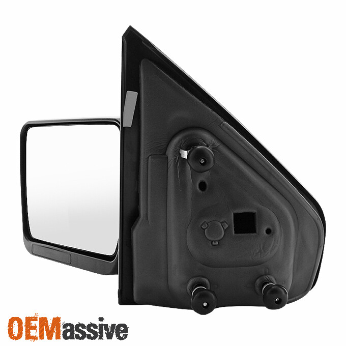 Fit 2004-2014 Ford F150 Pickup Textured Manual Mirror Driver Side Replacement