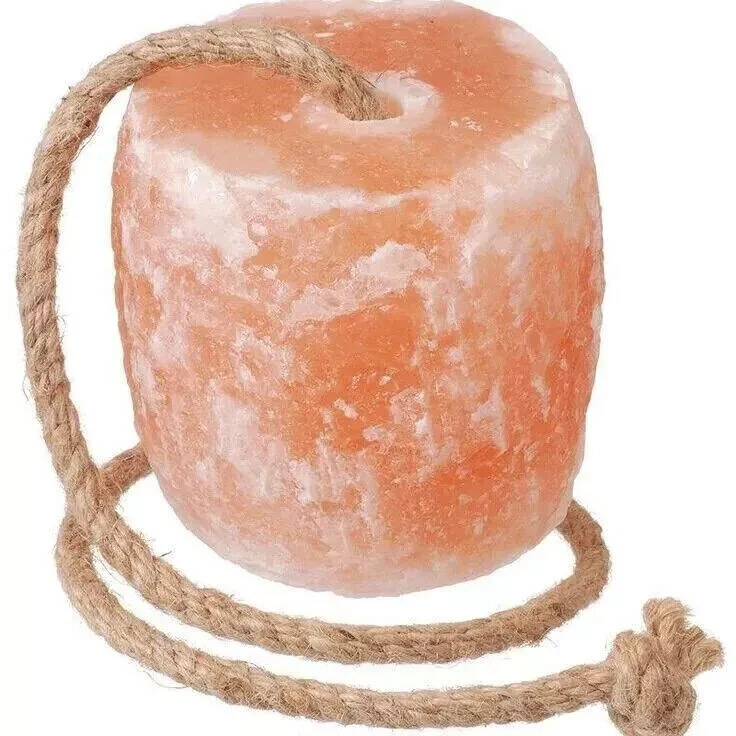 Himalayan Animal Salt Lick Block 6 lb & Rope Mineral & HYDRATION Livestock Deer