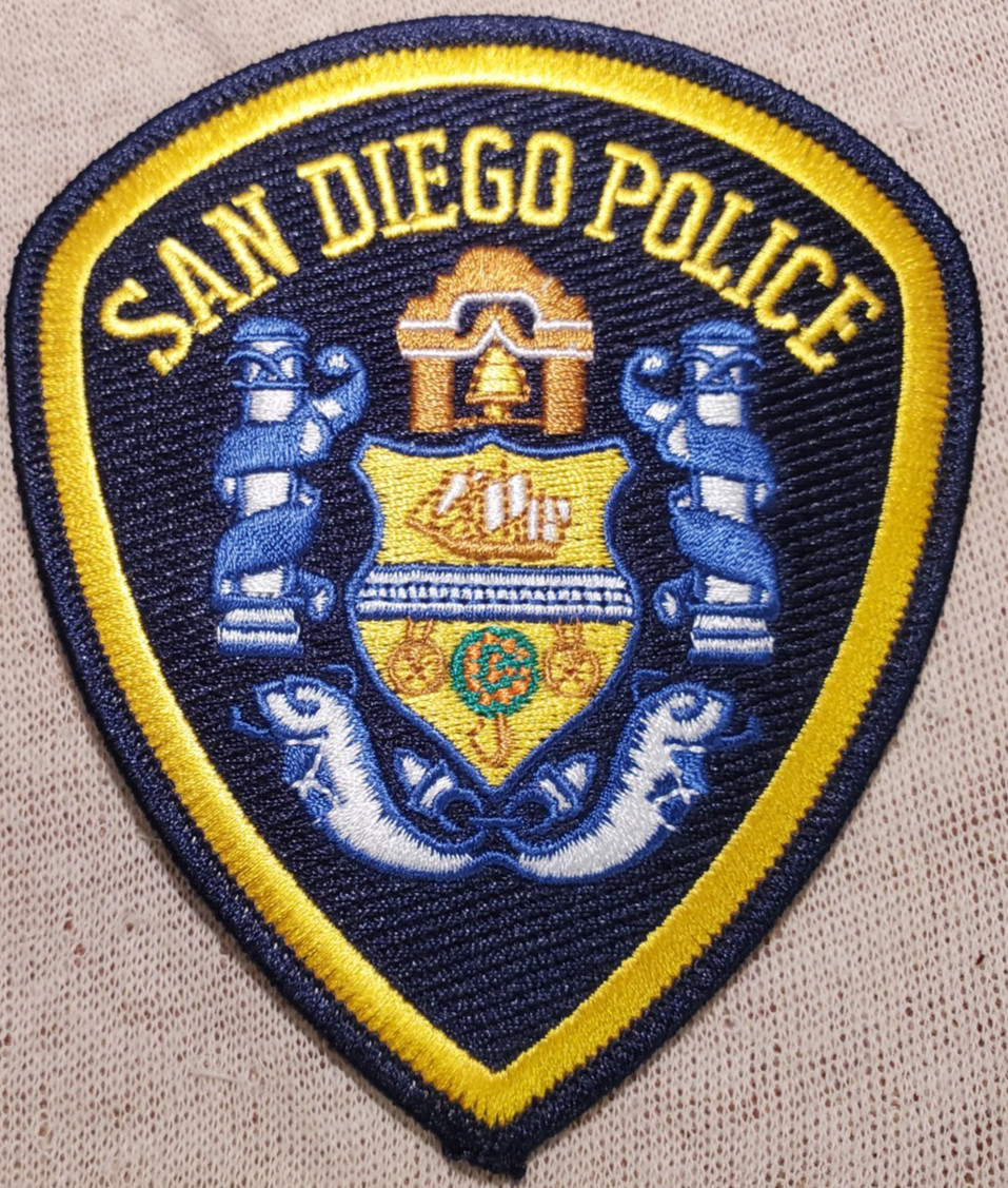 CA San Diego California Police Shoulder Patch