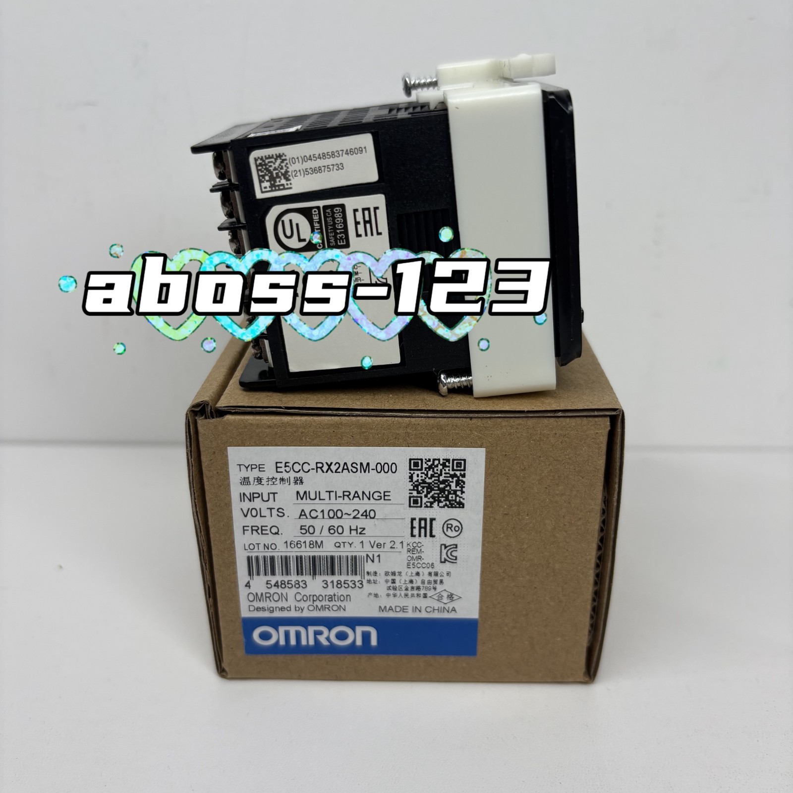 Omron E5CC-RX2ASM-000 AC100-240V Temperature Controller#1pcs New In Box