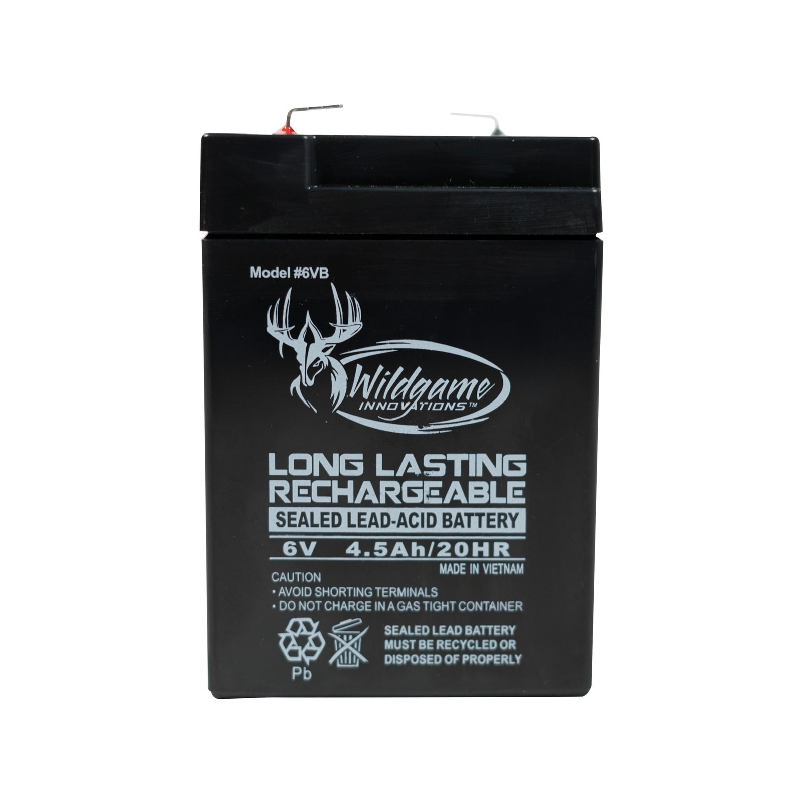 WILDGAME INNOVATIONS 6V Edrenaline Battery, Rechargeable for Game Feeders