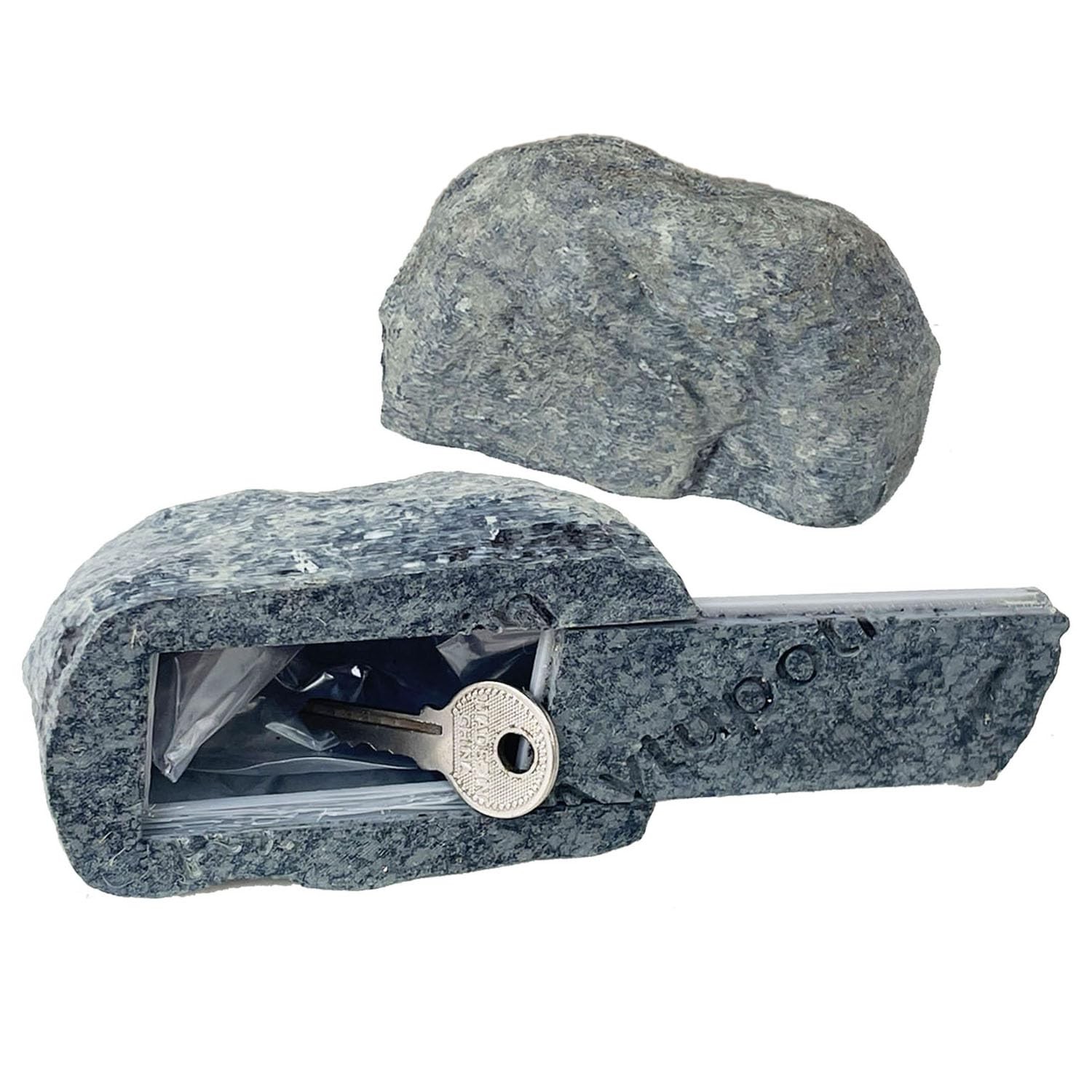 Spare Key Hider Rock - Hide a Key Outside in a Real-Looking Stone, Key Hiders...