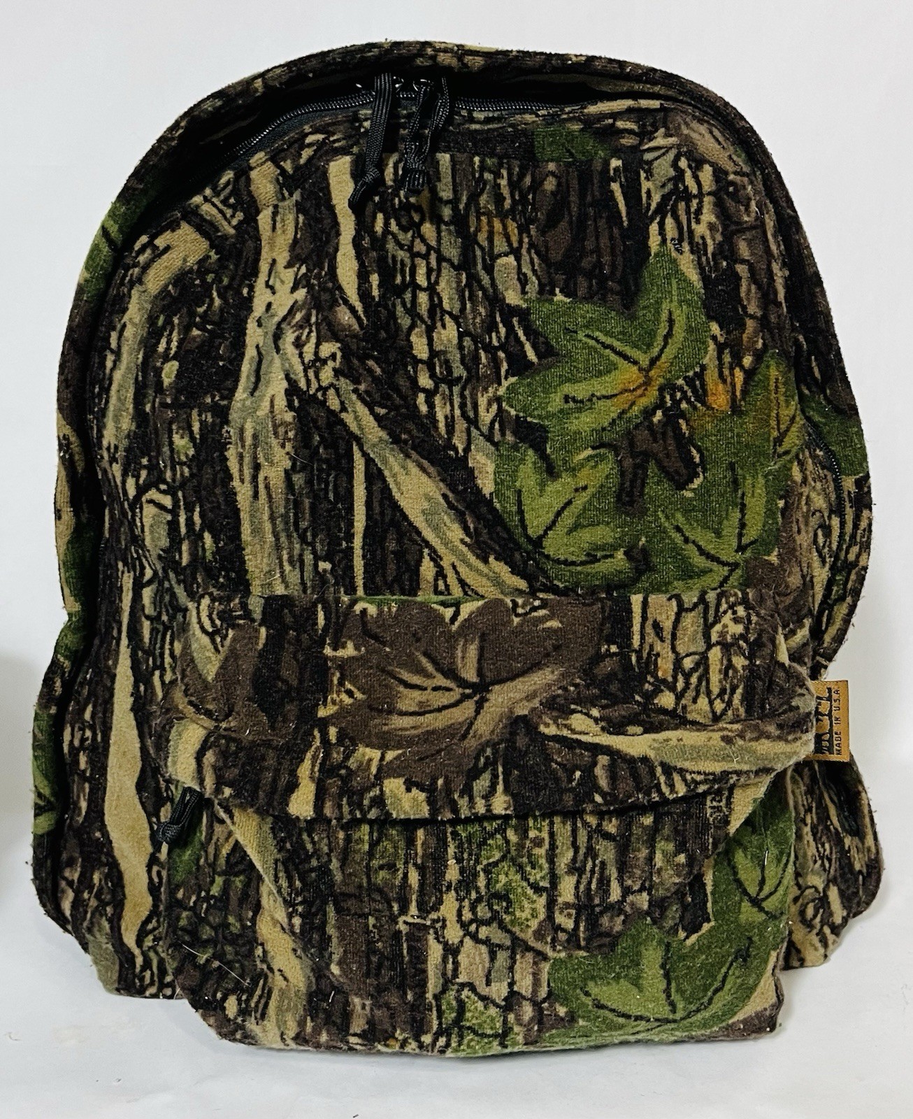 Vintage Fieldline Realtree Quiet Soft Camo Backpack Hunting Hiking Bag 15”x12”