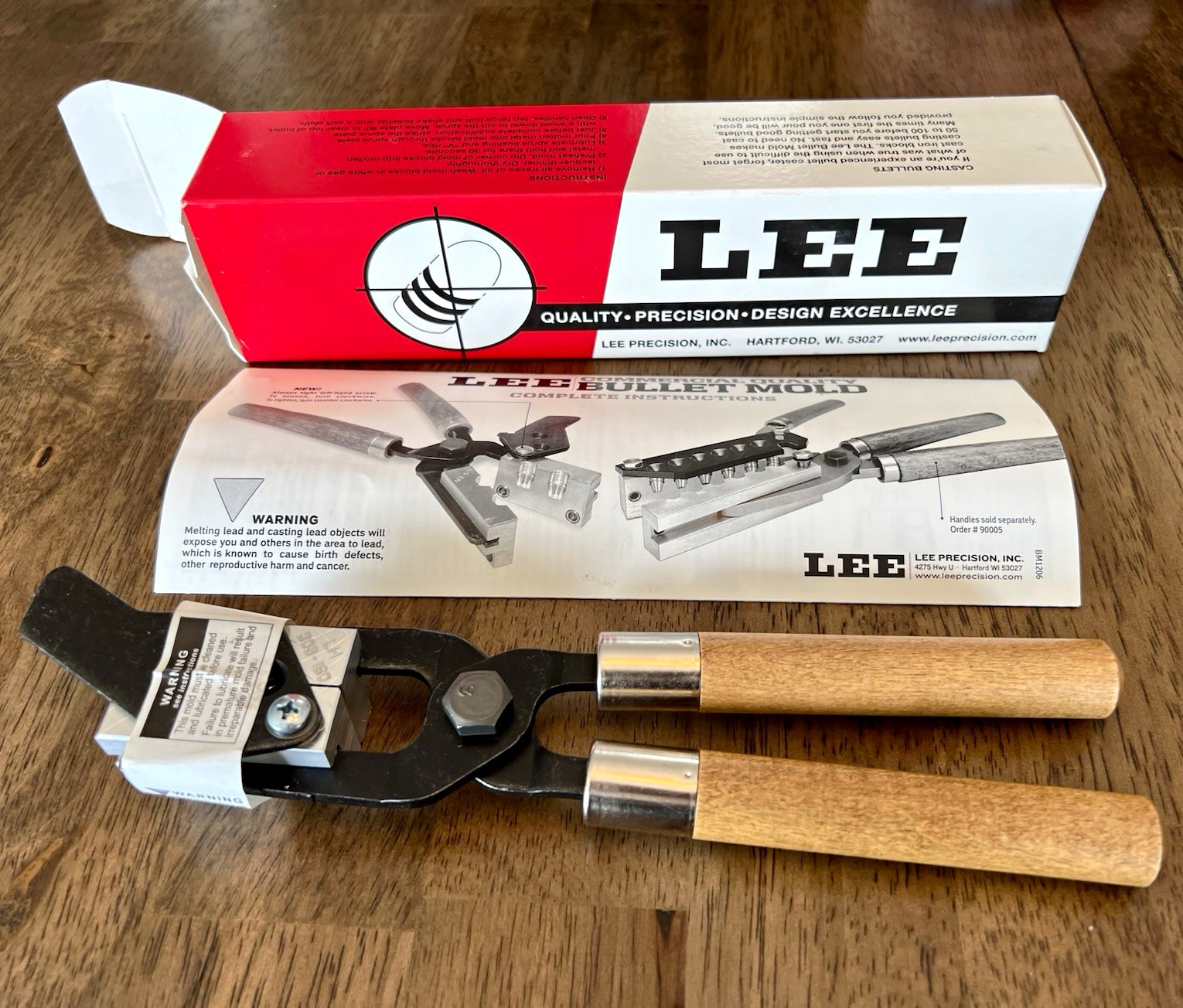 Lee Bullet Mold Double Cavity 2-Cavity C309-160-R .309 Cal 160 gr