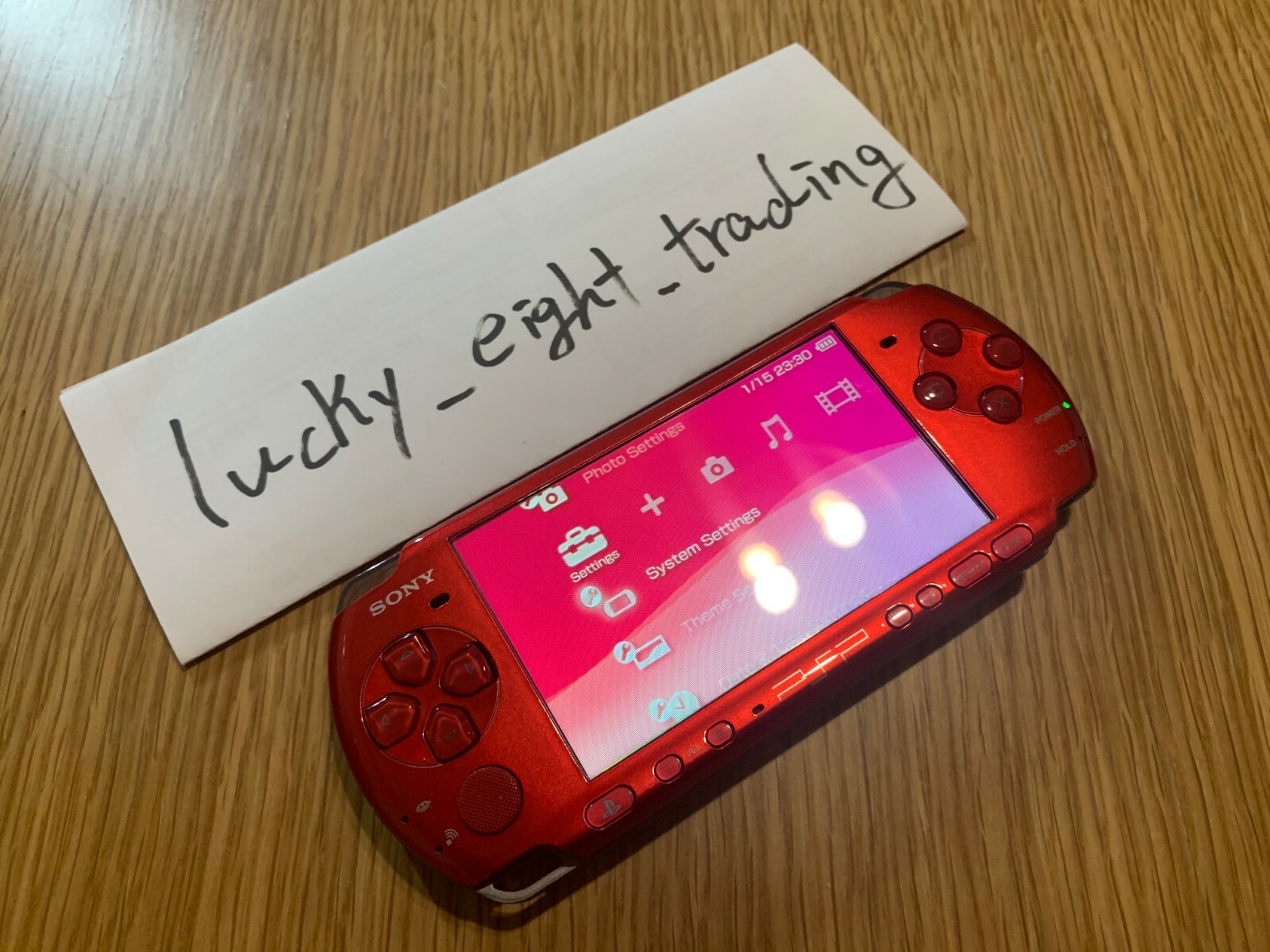 PSP 3000 Radiant Red RR Console Charger [CC]