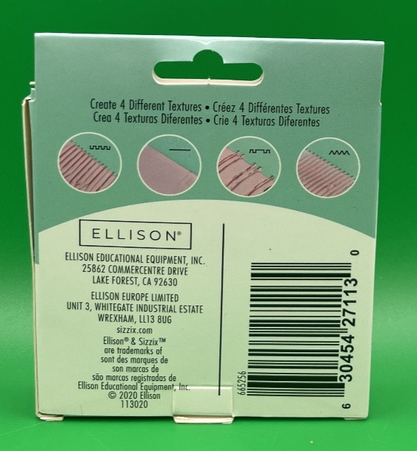 Sizzix Making Tool - Texture Tool 3"X3" - Mint, 665256