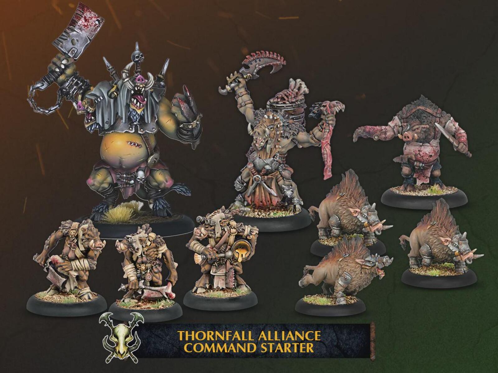 Warmachine Thornfall Alliance Command Starter 3D Printing Service Free Shipping