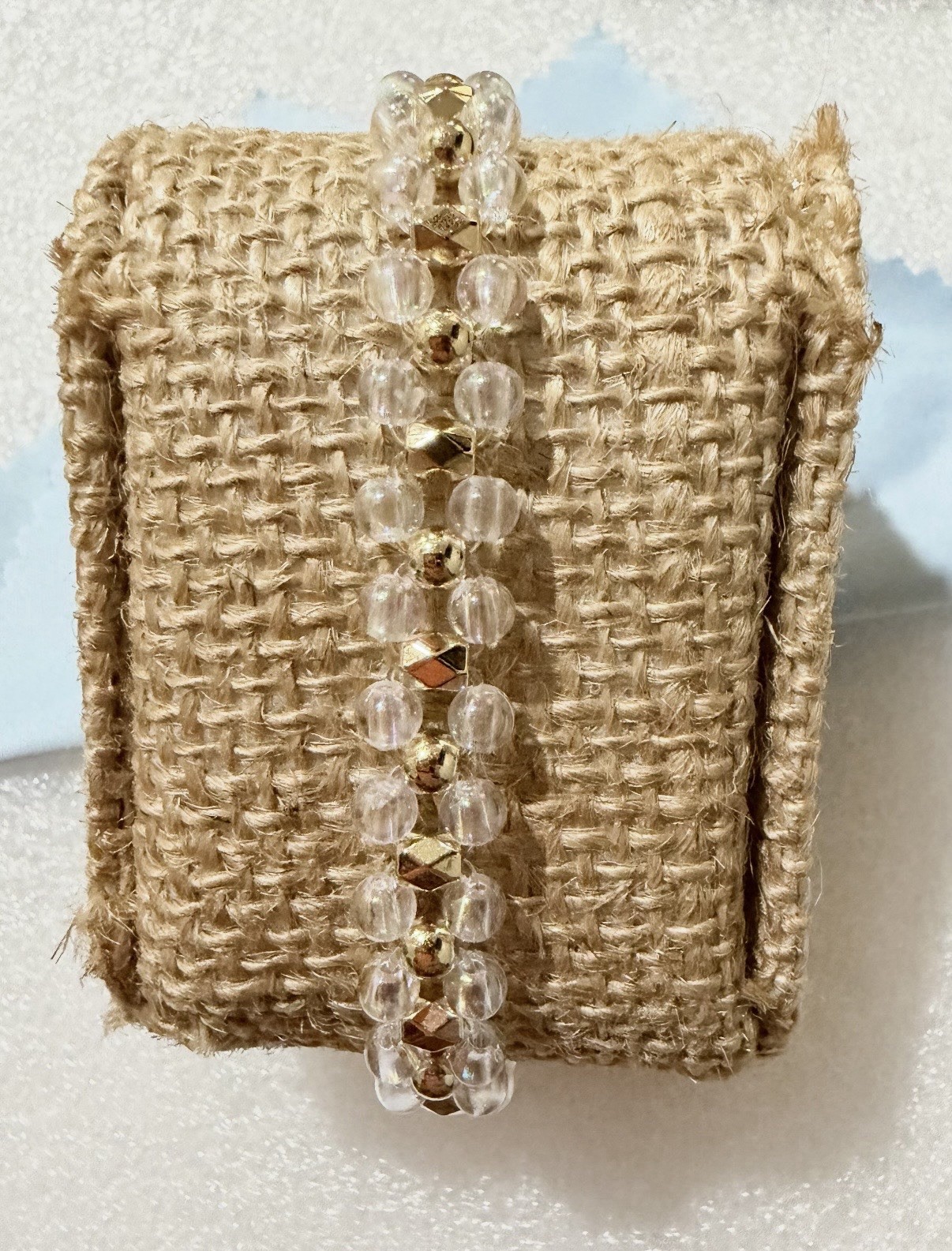 Handmade double beaded design bracelet women