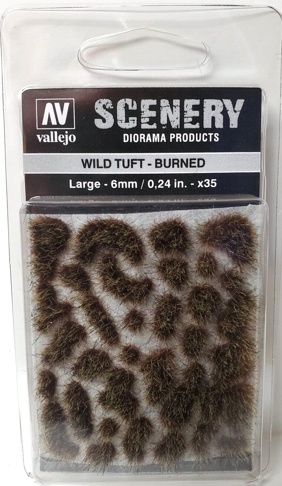 WILD TUFT: BURNED: LARGE Acrylicos Vallejo Scenery Diorama Products SC414