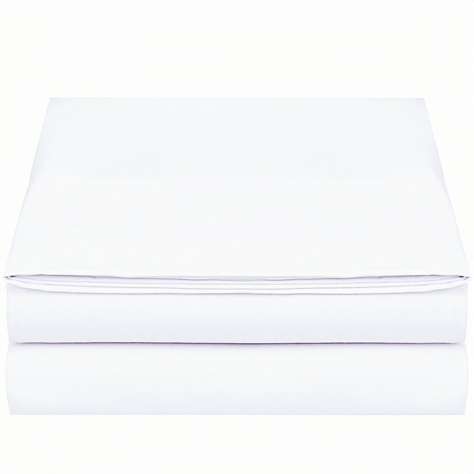 Flat Queen Size, Soft 300 Thread Count 100% Cotton , Sateen, Cooling & Breath...