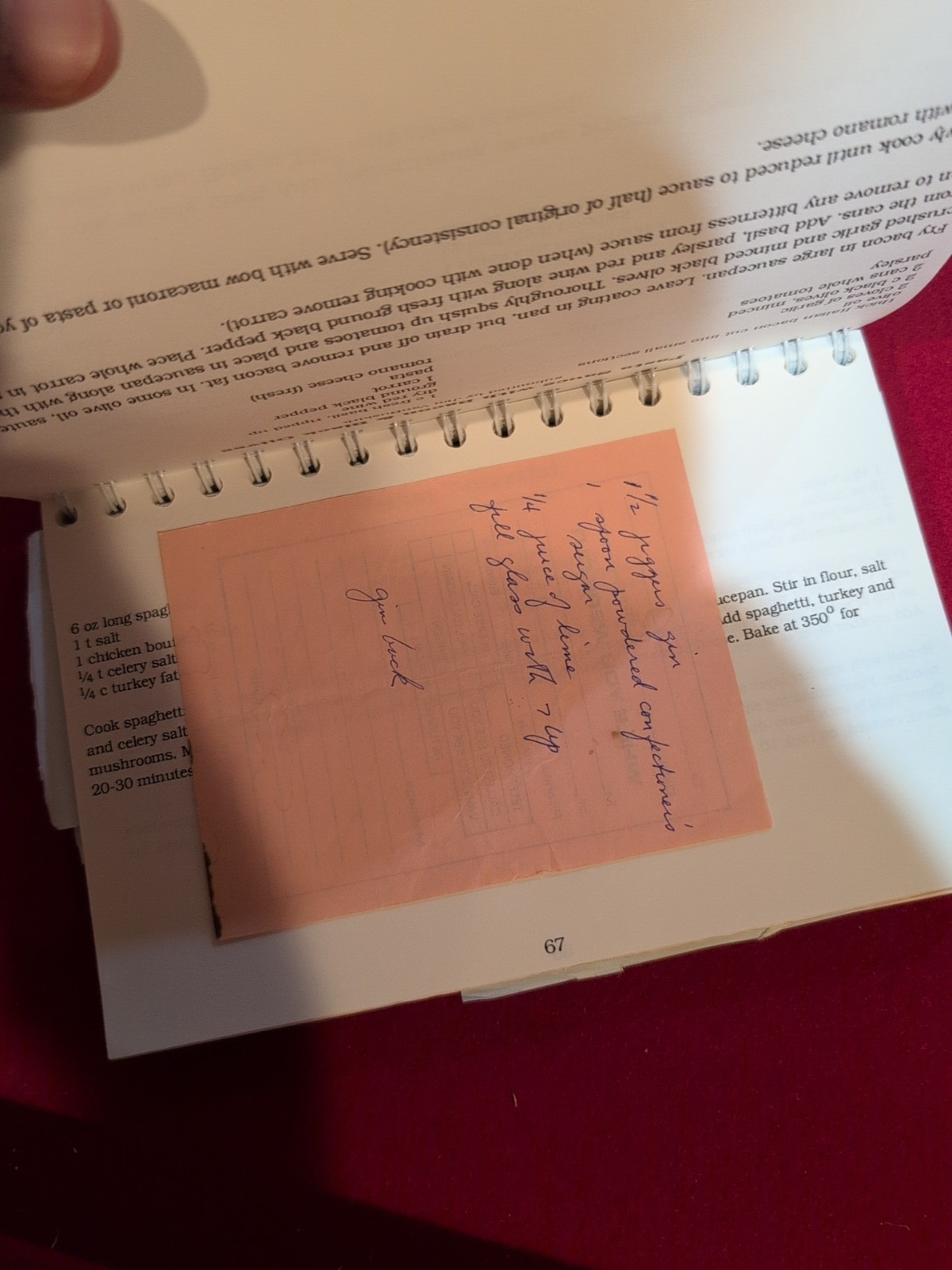 Vtg 1992 Cookbook By Early Computer Software Developer MSC With Floppy Disk Pic