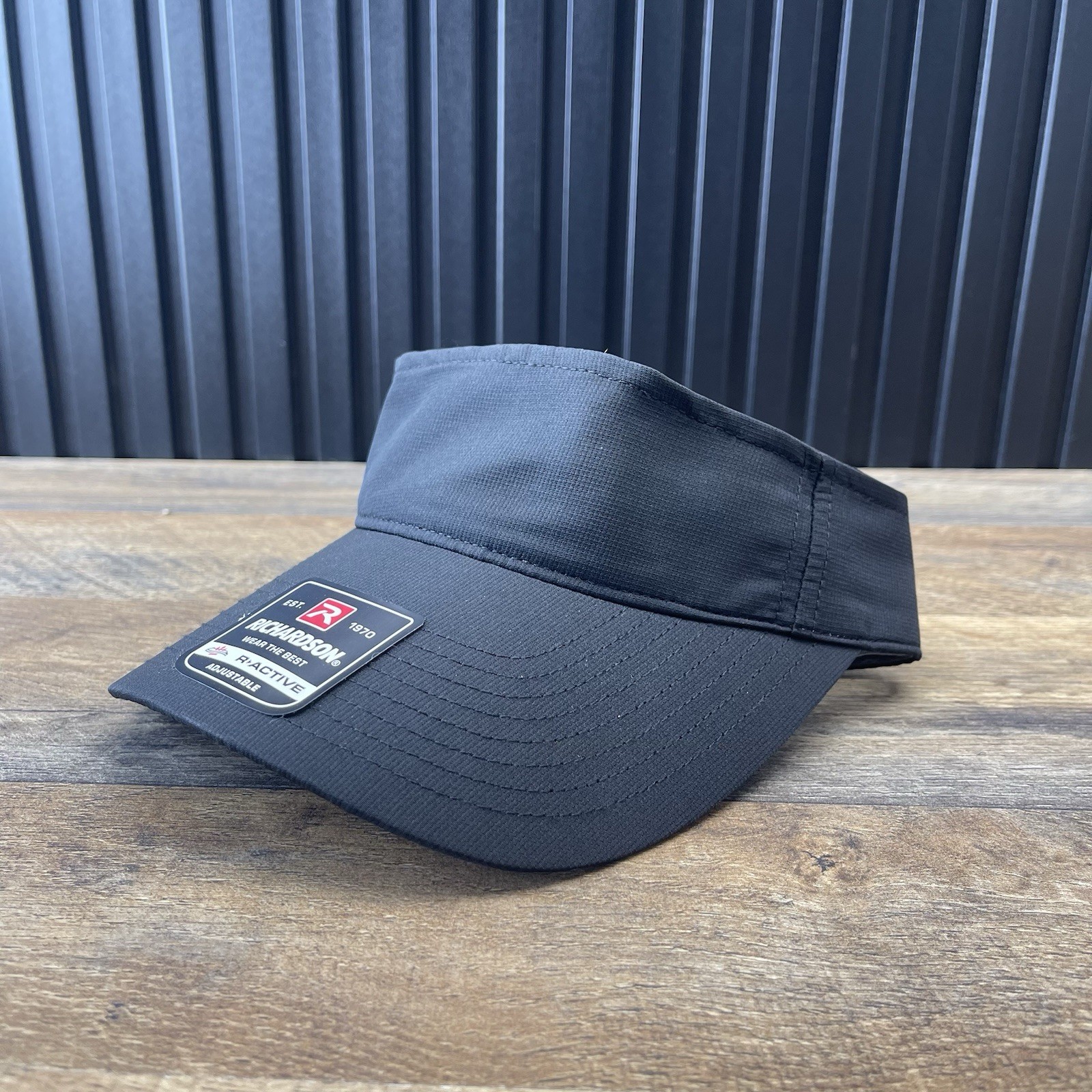 Richardson 160 Adjustable Black R-Active Outdoor Visor