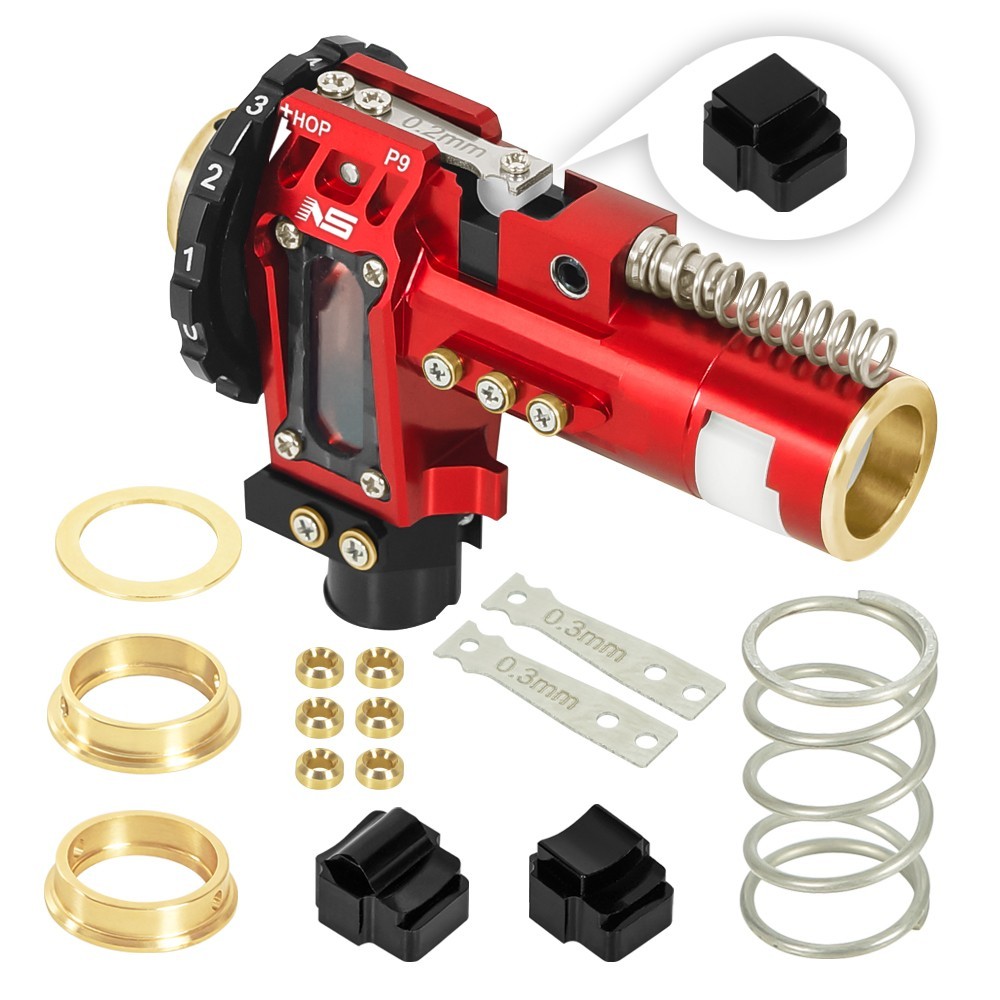 NexxSpeed CNC Aluminum Hopup Chamber Version 2 (RED) for M4