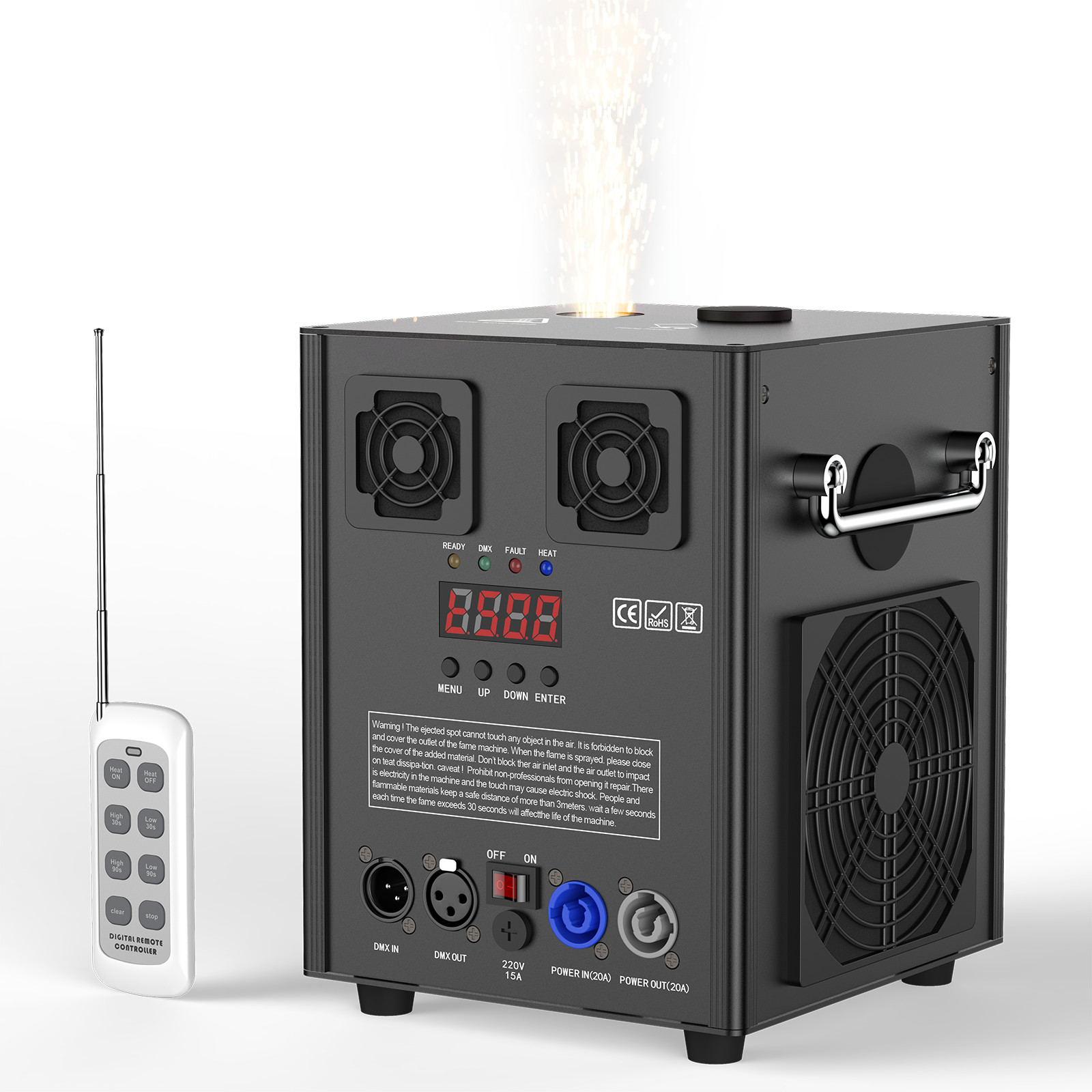 700W Cold Spark Firework Machine DMX512 Special Stage Effect Show Events Disco