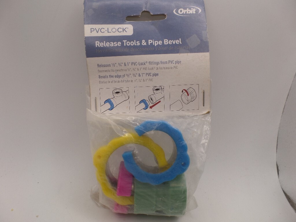 ORBIT 35809-03 PVC-LOCK RELEASE TOOL SET RELEASES PVC-LOCK FITTINGS FROM PVC