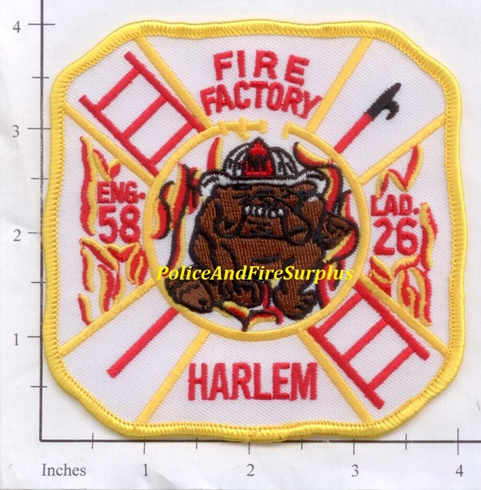 New York City NY Fire Dept Engine 58 Ladder 26 Patch v27
