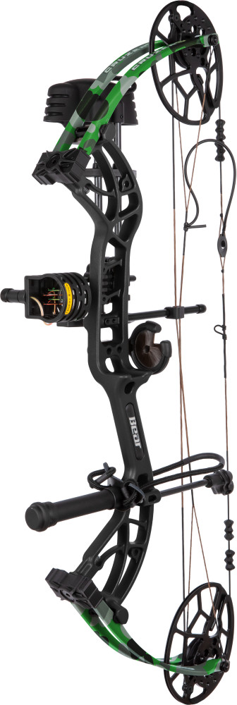 Bear Cruzer G4 RTH Package RH 70lb Black/Fred Bear Electric