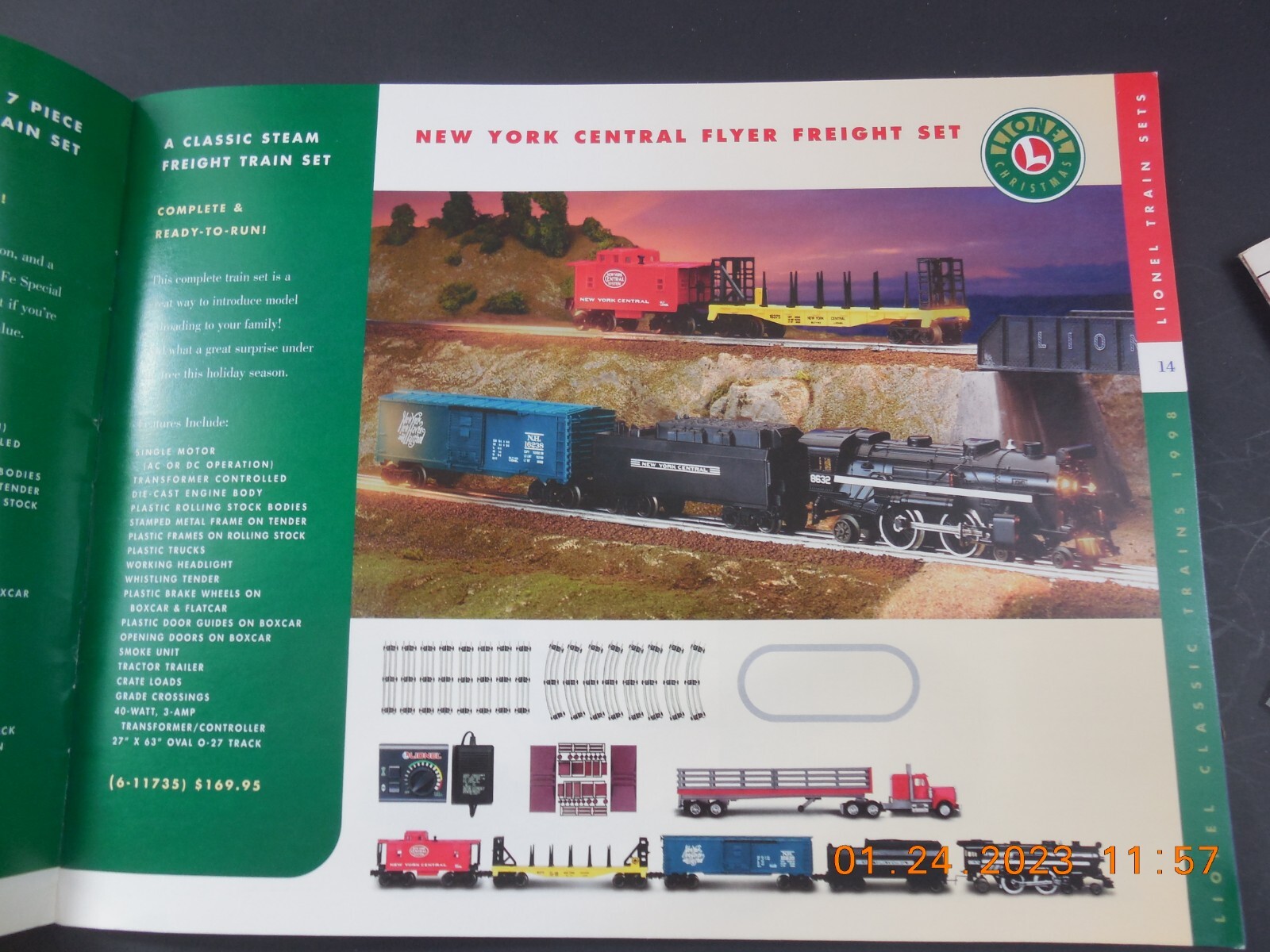 Lionel Model Railroading Catalog 1998