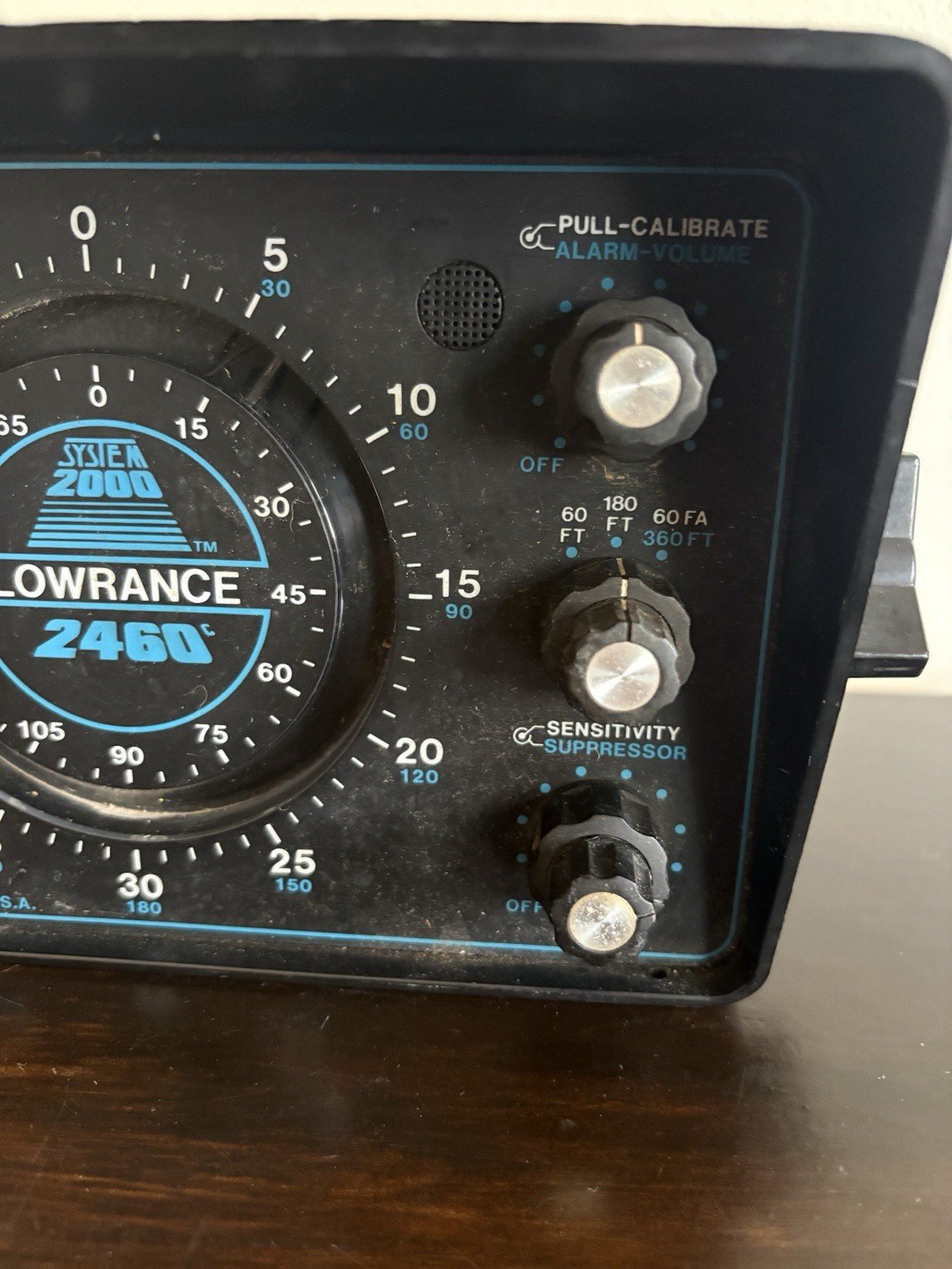VINTAGE Analog LOWRANCE System 2000/2460 Depth/ Fish Finder- UNTESTED Head Only