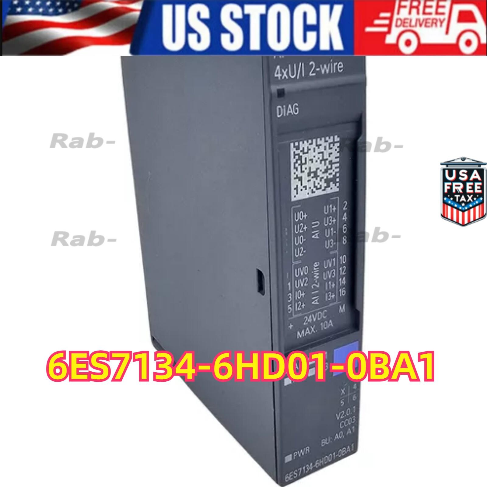 New Siemens 6ES7 134-6HD01-0BA1 6ES7134-6HD01-0BA1 ET 200SP Analog Input Module