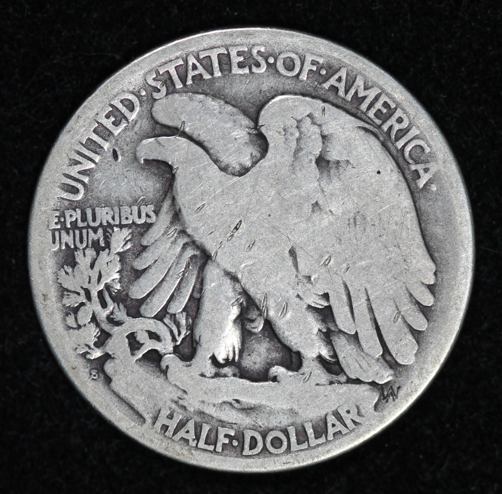 1921-S Walking Liberty Half - G/VG