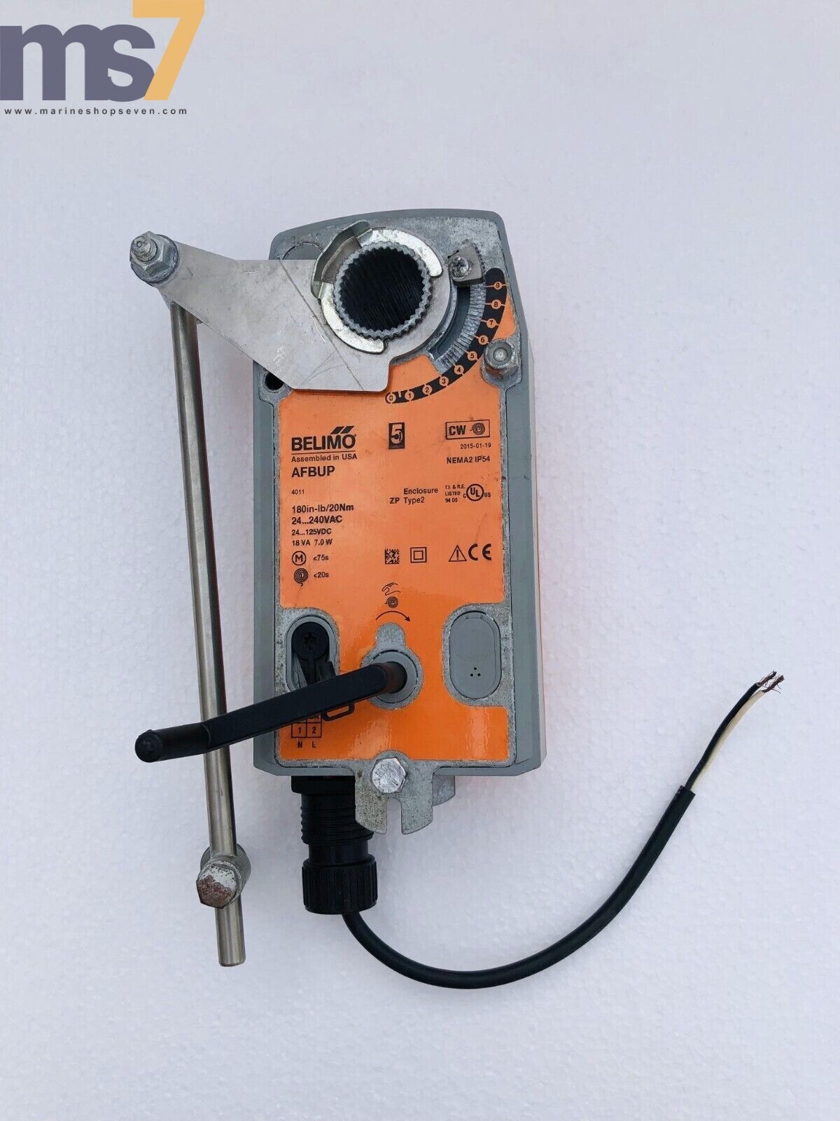 BELIMO AFBUP SPRING RETURN ACTUATOR ON/OFF 180 IN-LB/20 NM 24..240 VAC #NEW