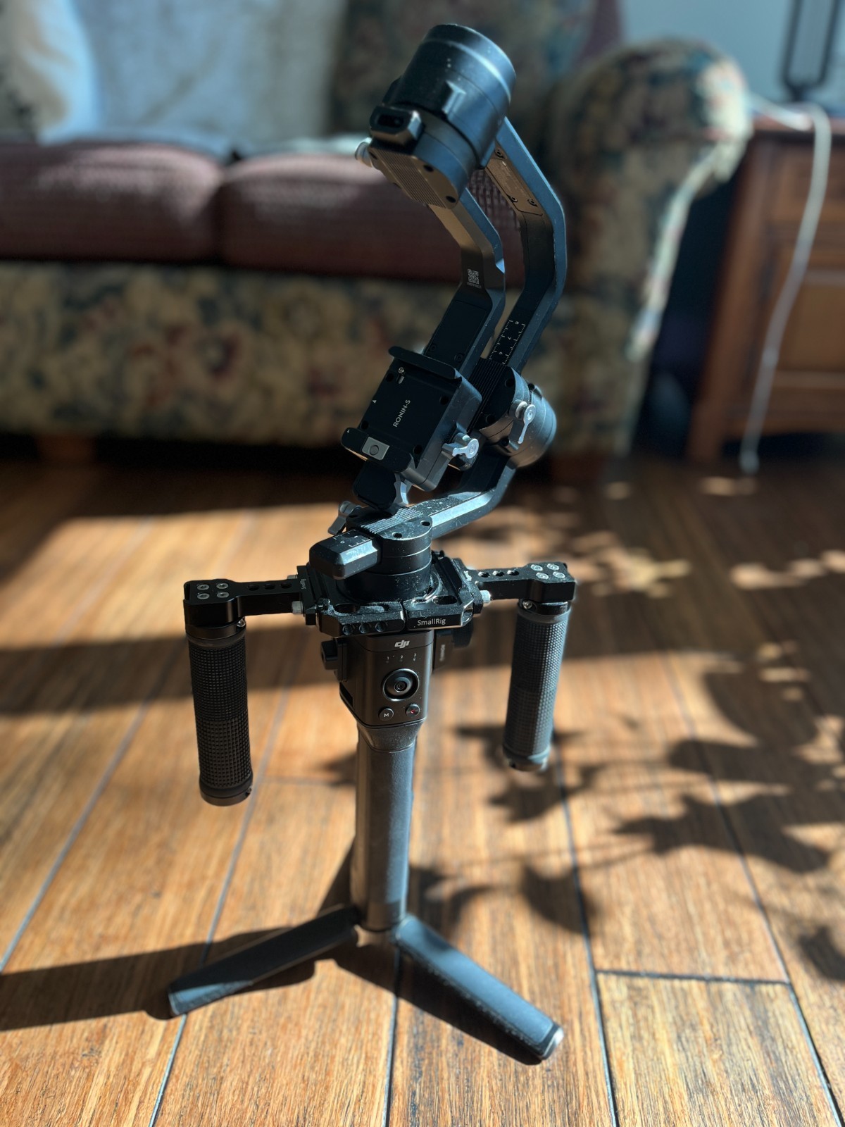 DJI Ronin-S Gimbal Stabilizer + Handle Grips (READ DESC. - Broken Joystick)