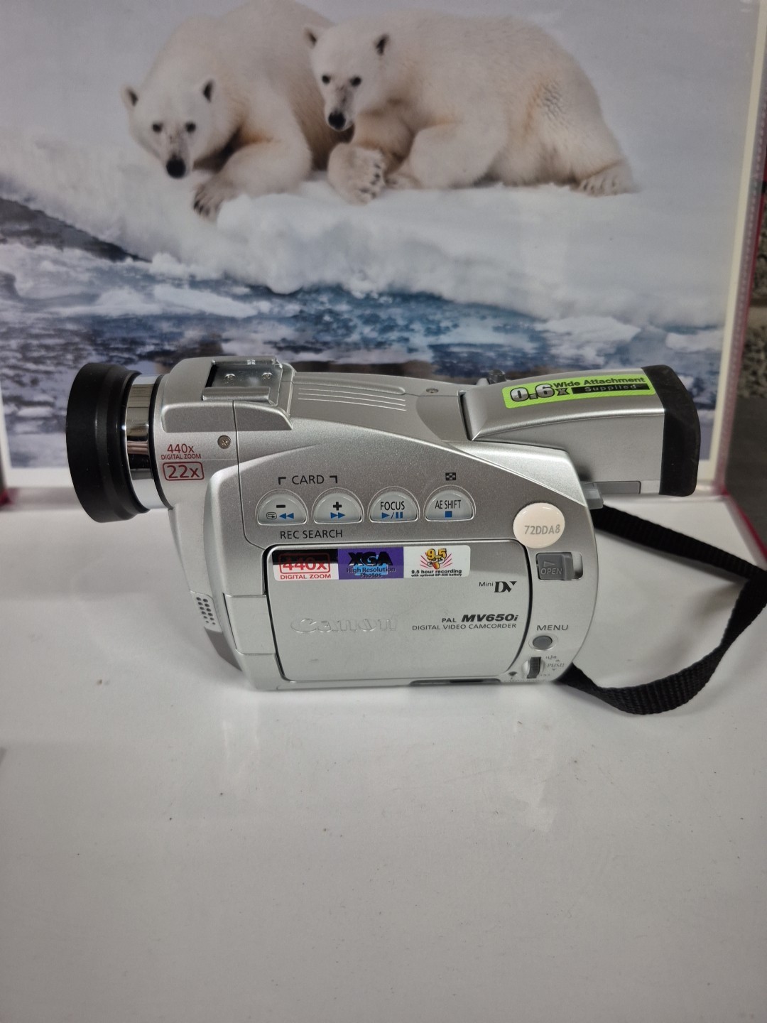 Canon MV650i Digital Video Camcorder Spares Or Repair Vintage