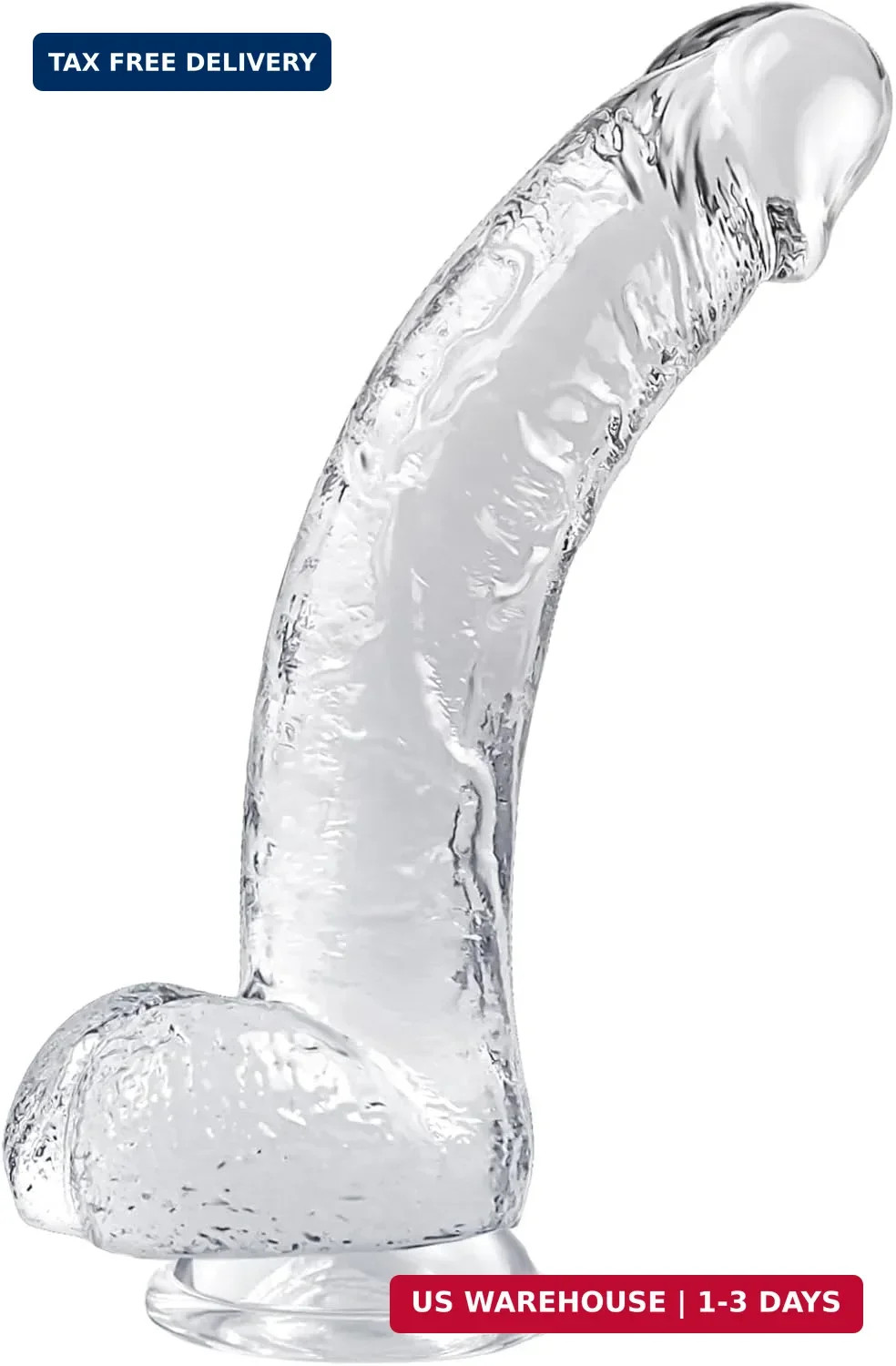 9.25 Inch Realistic Dildo Adult Sex Toys for Women Men, Lifelike G Spot Clitoral