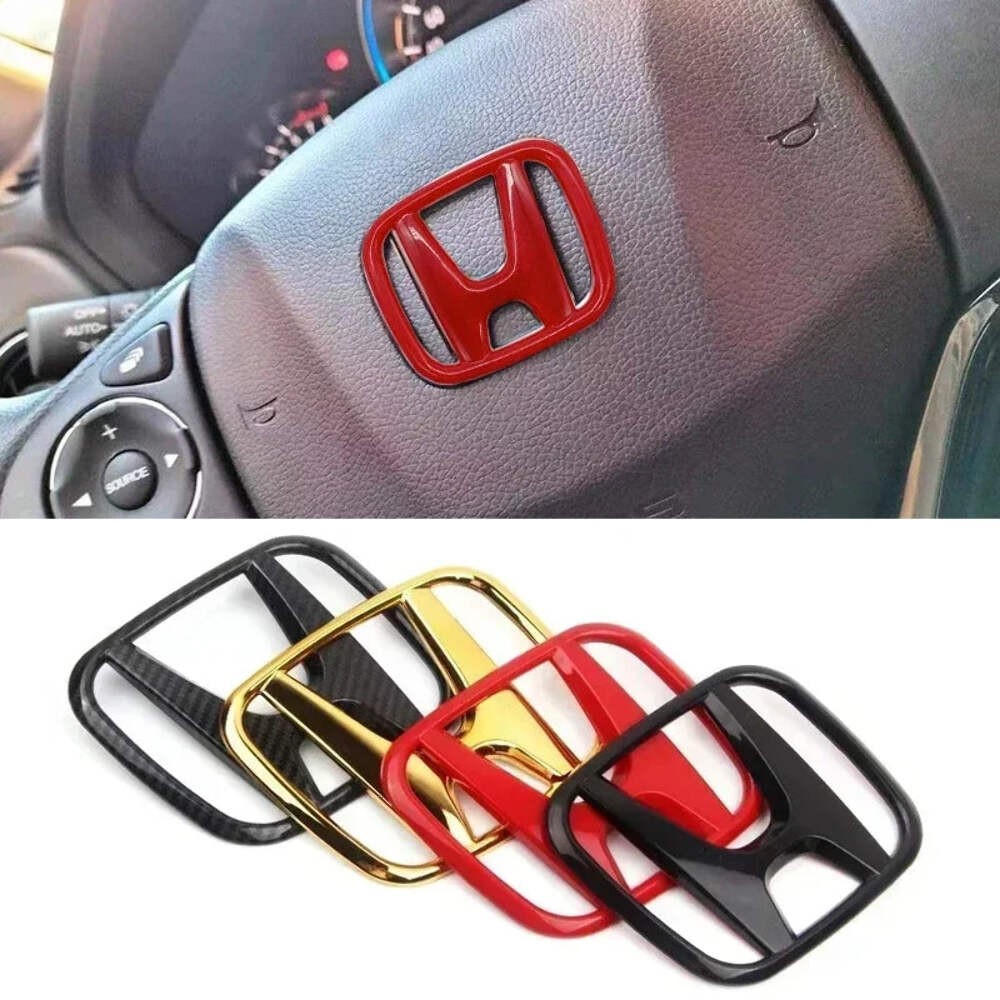 ABS Car Steering Wheel Logo Emblem Cover Sticker for Honda Accord Odyssey Jade C