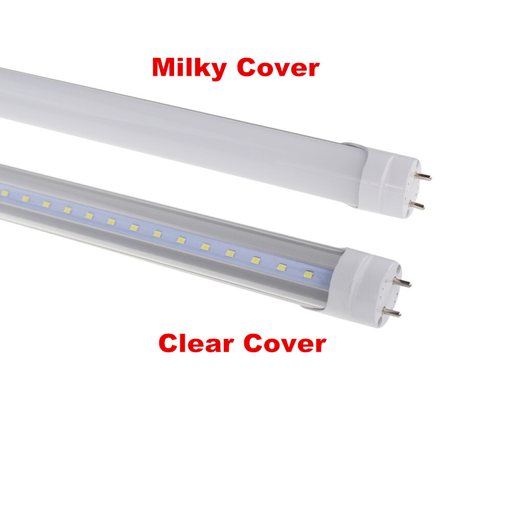 4FT T8 LED Tube Light Bulbs 22W/28W G13 Bi-Pin Dual-end Powered LED Shop Light