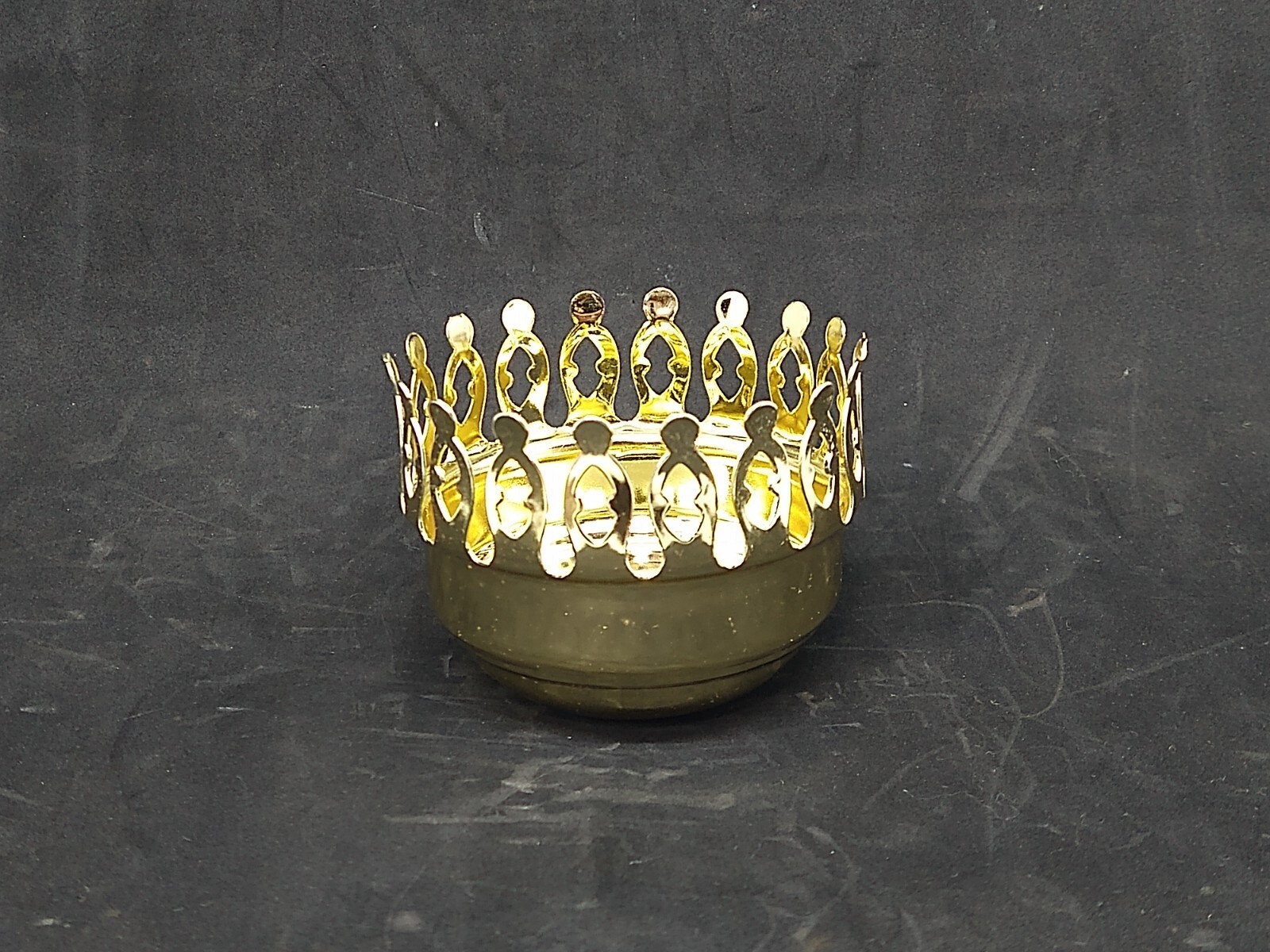 Chimney Socket Holder 3" Brass Plated Steel