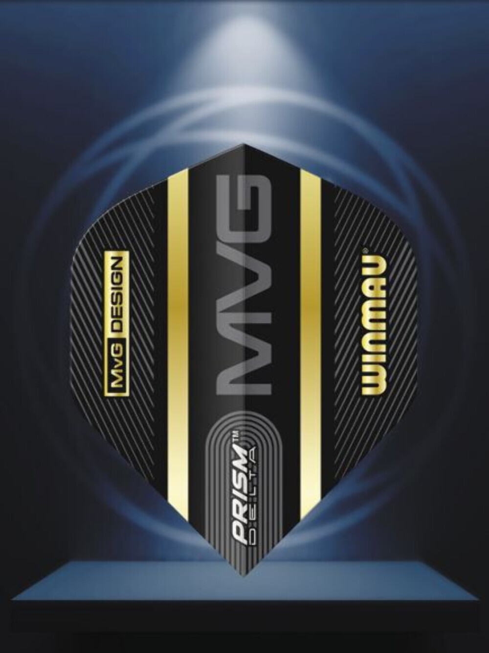 Winmau Prism Delta MVG Black & Gold Flight