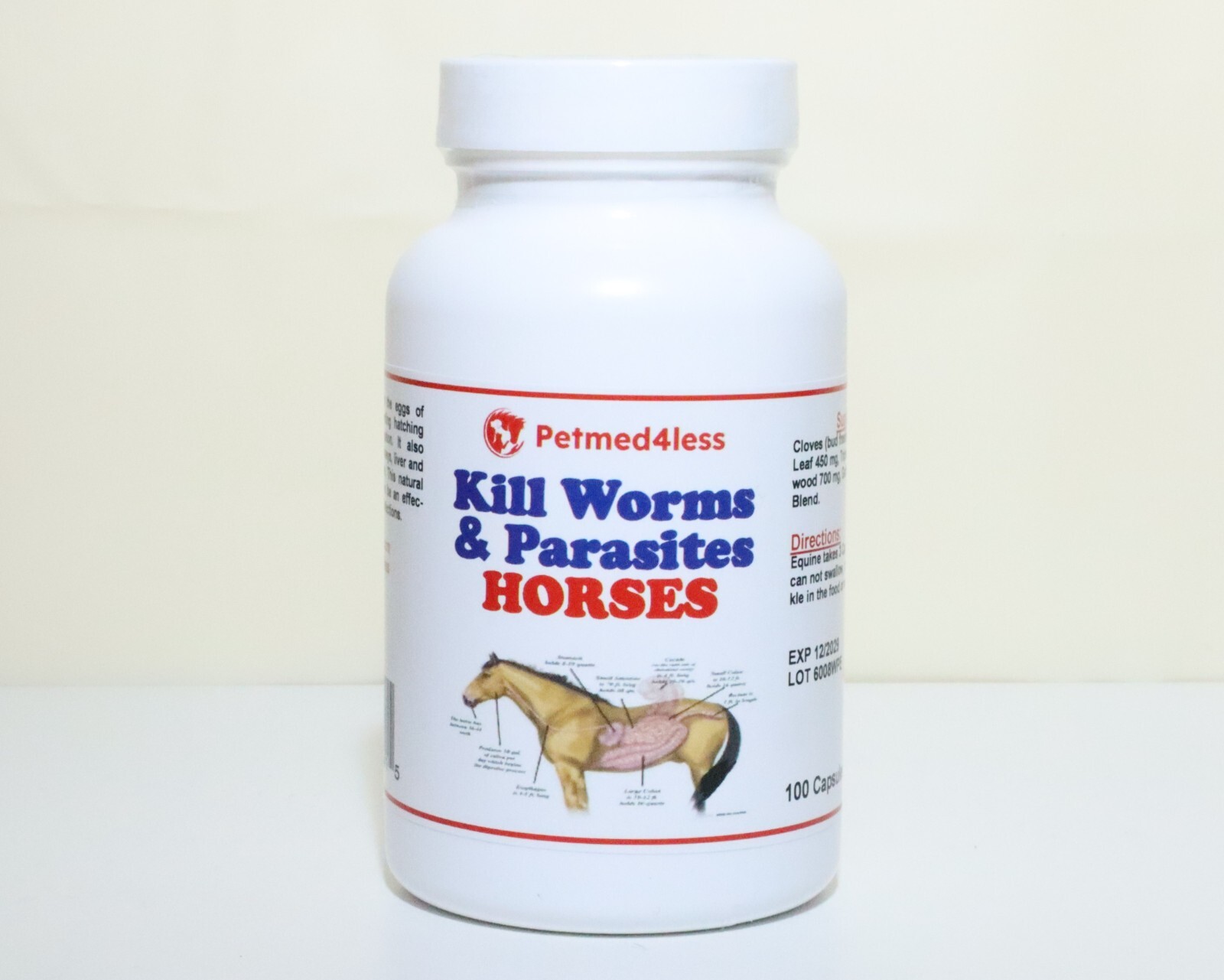 HORSE Anti-parasites Anti-Worms - HORSE kill parasites & worms Made in USA